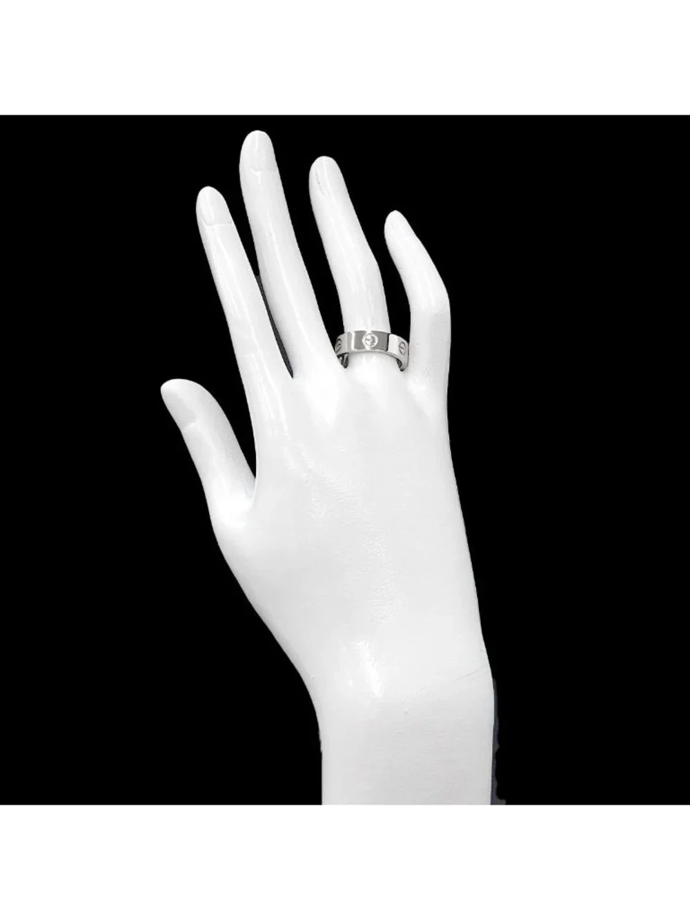 Cartier Love 58 Ring 18K White Gold Certificate